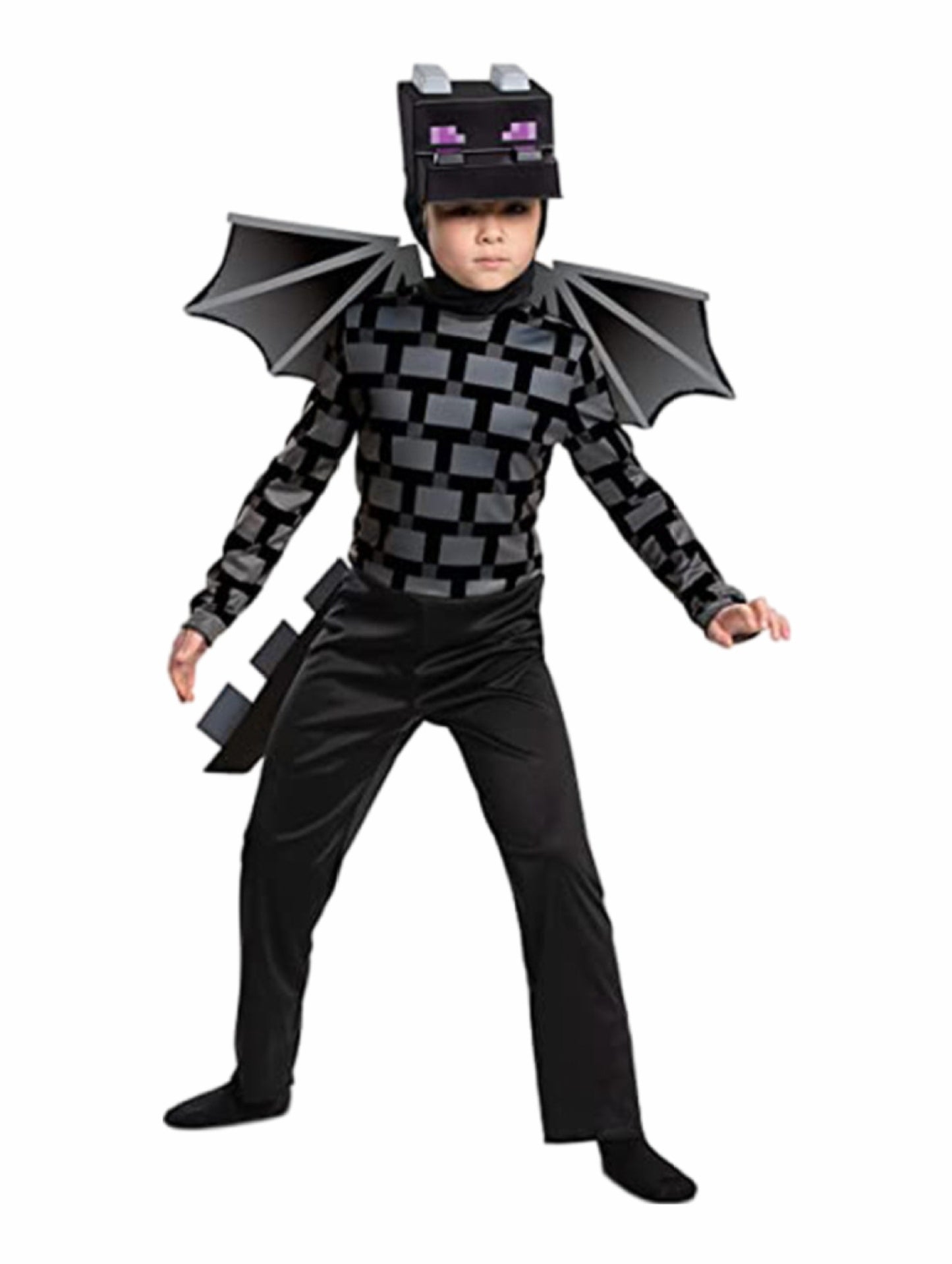 Minecraft Creeper Costume - Kids Halloween Outfit Ages 3-8
