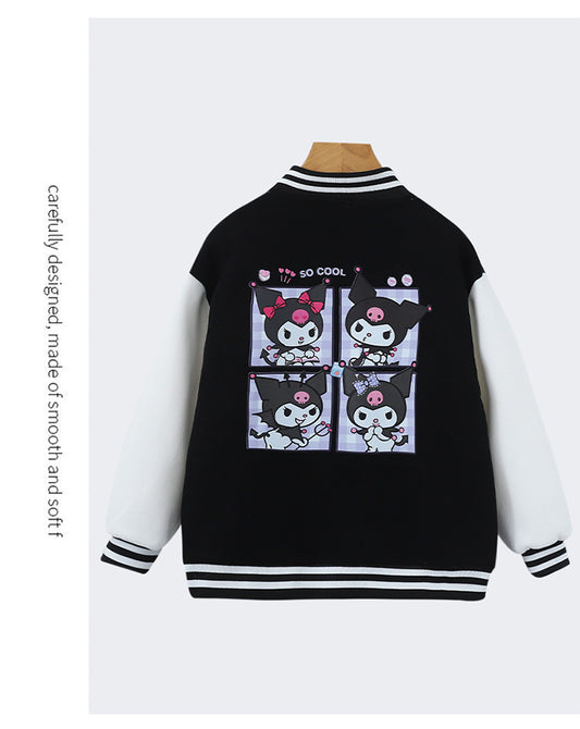 Kids Cute Jacket - Cartoon Character Baseball Bomber for Kids