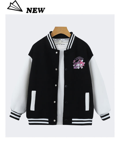 Kids Cute Jacket - Cartoon Character Baseball Bomber for Kids