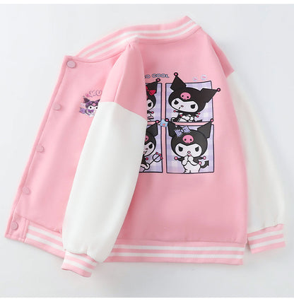 Kids Cute Jacket - Cartoon Character Baseball Bomber for Kids