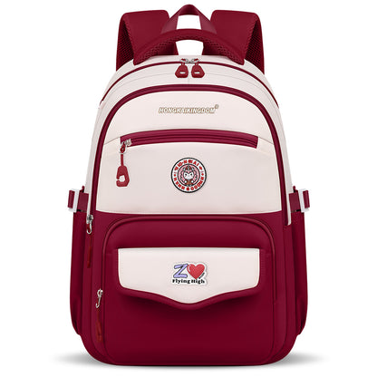 Premium Student School Backpack - Waterproof Lightweight Book Bag 17.7"×7.1"×12.2"