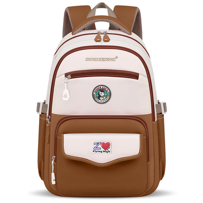 Premium Student School Backpack - Waterproof Lightweight Book Bag 17.7"×7.1"×12.2"