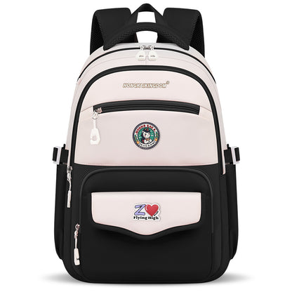 Premium Student School Backpack - Waterproof Lightweight Book Bag 17.7"×7.1"×12.2"