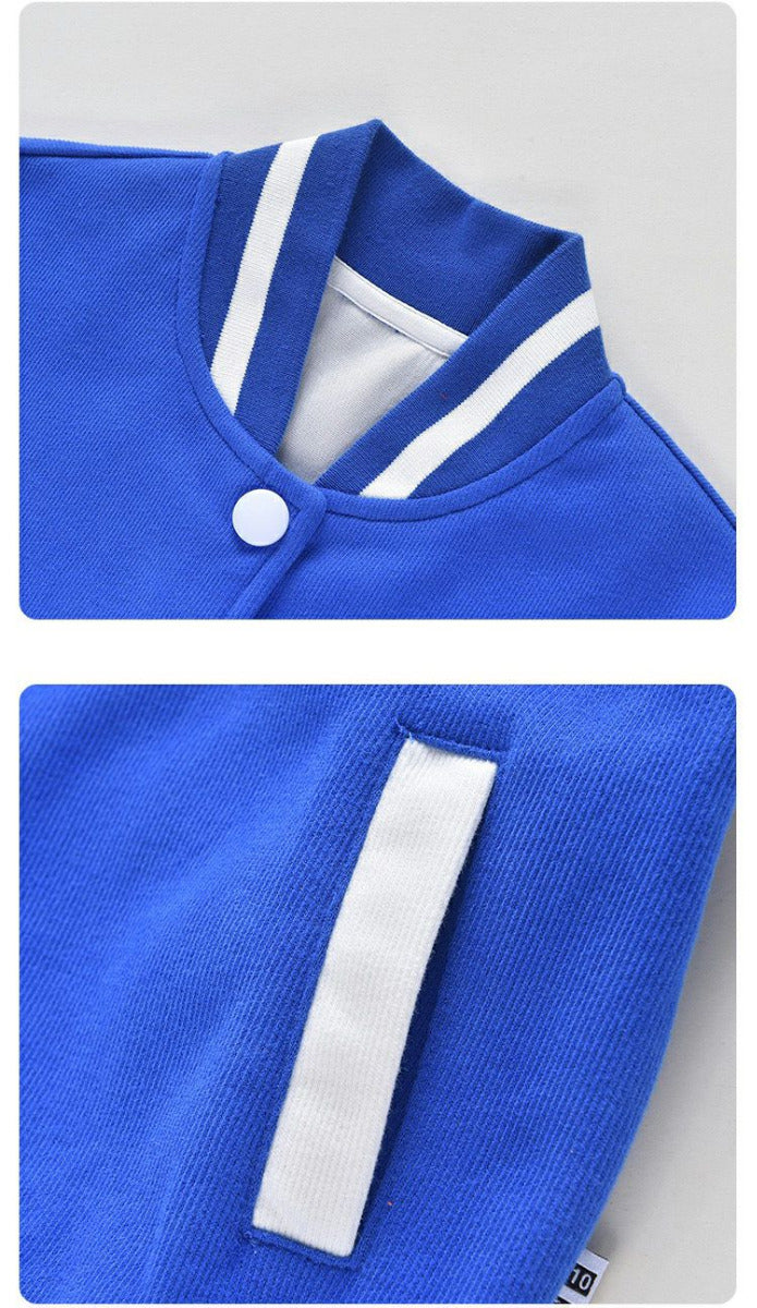 Call of Duty Vanguard Varsity Jacket - Gaming Baseball Bomber Coat Navy Blue