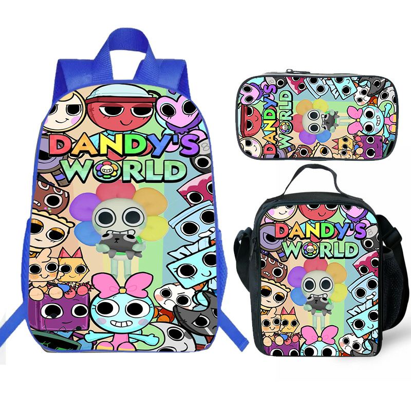 Dandy's World Backpack For School Bag Dandy's World Bookbag Lunch bag Boys Girls Birthday Gift