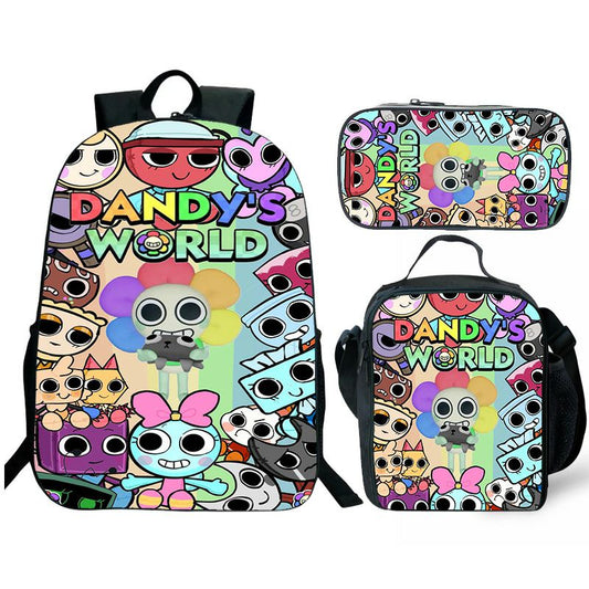 Dandy's World Backpack For School Bag Dandy's World Bookbag Lunch bag Boys Girls Birthday Gift