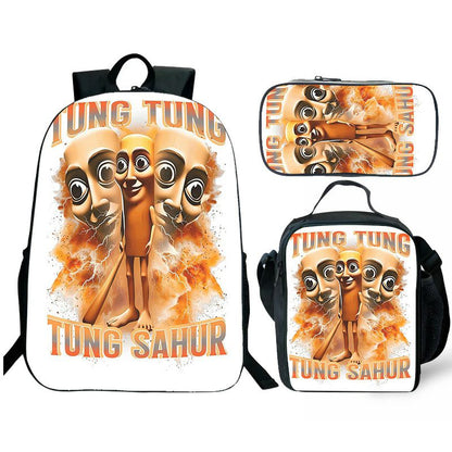 brainrot Backpack and Lunch box school bag Waterproof Bookbag Laptop bag Travel bag Kids Gifts Idea