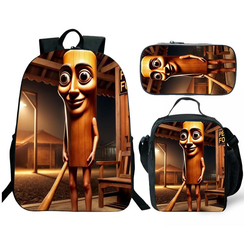 brainrot Backpack and Lunch box school bag Waterproof Bookbag Laptop bag Travel bag Kids Gifts Idea